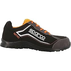 Botas De Seguridad Sparco Nitro Sparco S0752244NRGR - Zapatillas Nitro S3 Black/Gris talla 44 EU