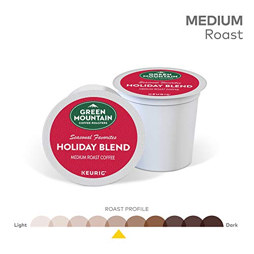 Image of Green Mountain Coffee Roasters Holiday Blend, Keurig Single Serve K-Cup Pods, 72 Count (6 Packs of 12)