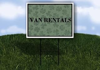 Van Rentals St. Patrick'S Day Irish Dark Clover Single Sided 18x24 in. Yard Road Sign w/Stand