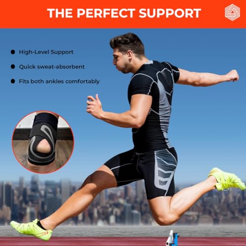 Boldfit Ankle Support Compression Brace, Grey, Black-Grey (Right) - Image 8
