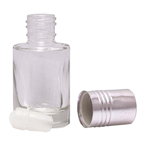 MT Bottles & Jars 5 ml Klar Leere Glas Roll-On-Flaschen Parfüm Großhandel Aromatherapie Rollflasche Nachfüllbare Ätherisches Öl Flasche 6 Stück