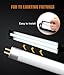 MouMouPurr 3 Pack T5 10.0 UVB Reptile Light Bulb 24W 22 Inch - UVA/UVB Lamp for Bearded Dragons, Chameleons, Turtles, Tortoises & Lizards - Desert & Tropical Reptiles