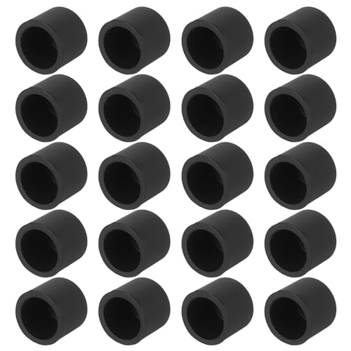 Tapones anti polvo RCA de silicona, 5 piezas, negro miniatura 1