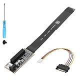 Cette carte d'extension prend en charge quatre tailles différentes de slots M.2, 2230/2242/2260/2280. La carte d'extension prend en charge le protocole PCIE4.0 avec un taux de transfert de données allant jusqu'à 64 Gbit/s.