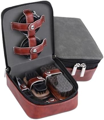 Horse Hair Brush Shoe Polish Set 9 11-Piece Shoe Polish Brush Care Set image 2