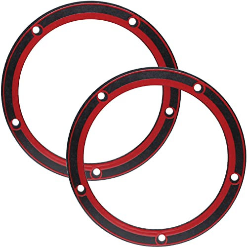amavoler 5 Holes Twin Cam Derby Cover Gasket Fits for Harley Touring Dyna Electra Glide Softail Fatboy FXD 1999-2016 25416-99X. (2 pcs)