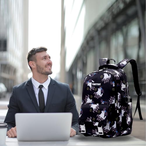 Image of Tinytot 30 Litre Japanese Korean Style School Bag Water-Resistant Laptop & Travel Backpack - Unisex Large 18 Inches Multipurpose Student Backpack for Boys & Girls, Men & Women
