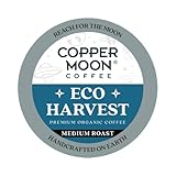 Copper Moon Eco Harvest Organic, Medium Roast Coffee Pods Compatible with Keurig K-Cup Brewers, 72...
