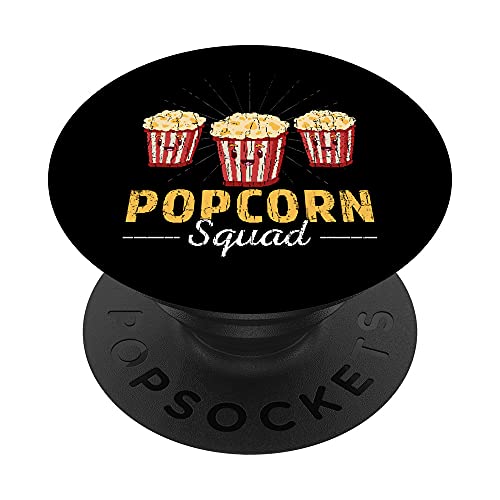 Popcorn Squad Funny Pop Maíz Lover Eater Graphic PopSockets PopGrip Intercambiable