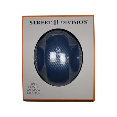 Hdpe Hydro Dipped Full Brim Hard Hat With 4 Point Fas-Trac Suspension (Blue) #TOP11