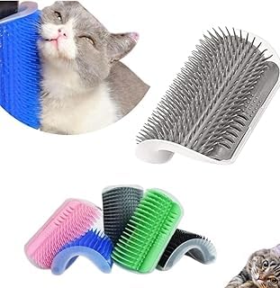 Memorável Coçador Escova de Parede massageador para gato com Catnip