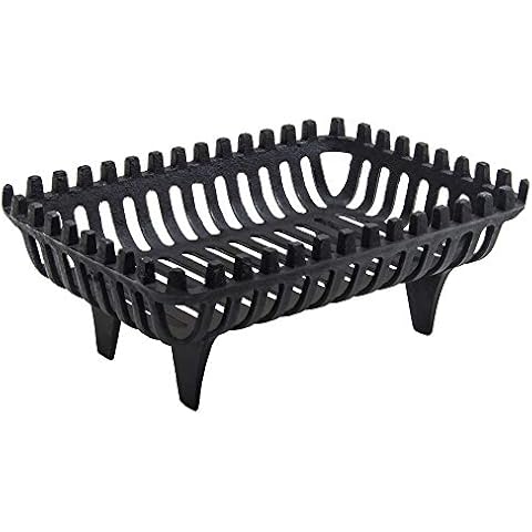 Fire Vida Cast Iron Log Basket, Large 18 Inch Cover