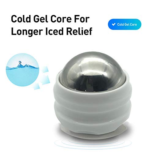 Cryosphere Cold Massage Roller Ball - Cold/Hot Relief Massage Ball - Rapid Recovery - Reduce Inflammation - Ice Roller - Perfect Massage Gifts #TOP1