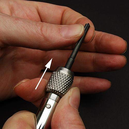 Kings County Tools Classic Yankee Style Push Drill | 8 Double Fluted Bits Included | Chrome Plated Solid Brass Material | No Chuck Necessary | Ideal For Tight Areas #TOP3