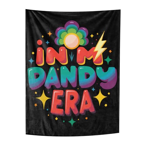 in My Dandyss ERAS Funny Dandy'ss World Color Fall Throw Blanket Fuzzy Blanket Funny Blankets for Preschool