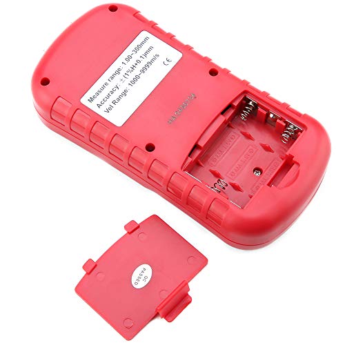 Medidor de espesor ultrasónico con auto calibración y 12 presets de velocidad, herramienta de medición de precisión para metales industriales miniatura 4