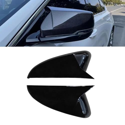 YOUNGERCAR Glossy Black Mirror Cover