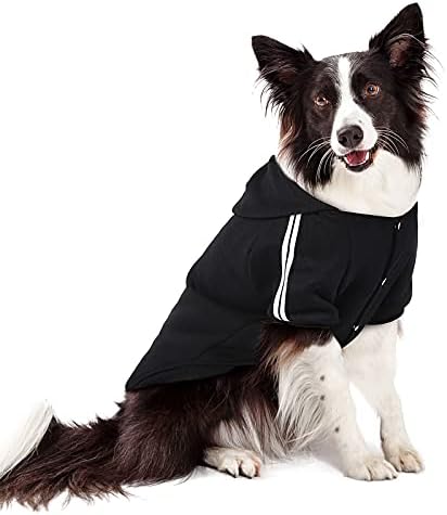 Dog Hoodie for Large Dogs, Warm Dog Sweater Dog Winter Sweatshirt for Medium to Large Dog, Black 4XL