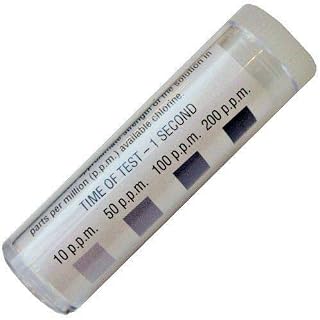 FryOilSaver, Chlorine Test Strips for Restaurants, Precision Chlorine Test Paper, 1 x Vial