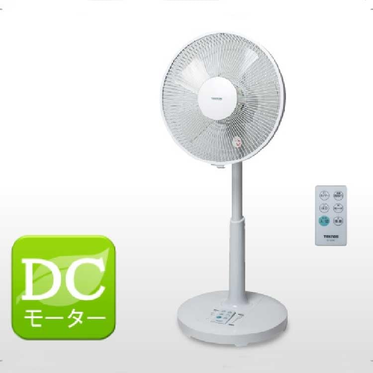 Amazon | TEKNOS 30cm5枚羽根リビング扇風機 DCモーター搭載(ホワイト 