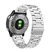 Produktbild YOOSIDE für Garmin Fenix 5S/Fenix 6S Armband, 20mm Quick Fit Edelstahl Gliederarmband Ersatzarmbänder Uhrenarmband für Garmin Fenix 5S/5S Plus,Fenix 6S Pro/Sapphire,Silber