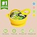Stainless Steel Baby Bowls with Suction, 2-in-1 Toddler Feeding Set SUS304 Non-Toxic | Unbreakable & Anti-Scald | Super Strong Suction Base | Dishwasher Safe | Perfect Baby Gift - 2Pack 28.9