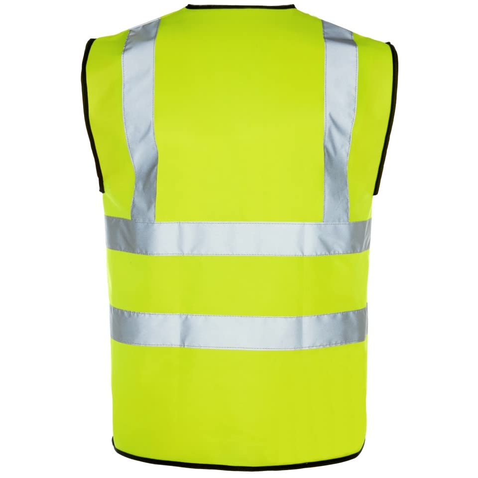 Budget Orange or Yellow Hi Vis/Viz Safety Vest, Waistcoat, Tabard EN ISO 20471 Class 2 supplied by Simply Hi Vis Clothing UK