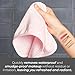 Tree To Tub Reusable Makeup Remover Cloth for Face - Gray Washable Microfiber Makeup Remover Towels for Gentle Cleansing, Washcloth for Daily Use, Face Towels for All Skin