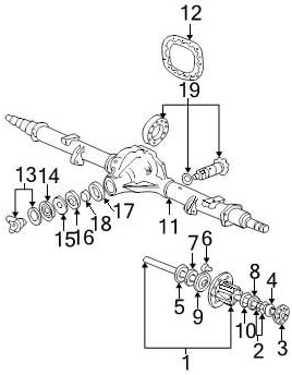 Ford F5TZ-4676-A, Differential Pinion Seal