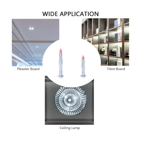 Home Master Hardware HMH 40Pcs Zinc Plated Steel Hollow Wall Drive Anchor Screws Assortment Kit For Drywall,Molly Bolt Drive Fasteners Kits thumb #3