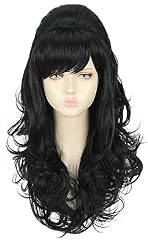 Black Beehive Wig