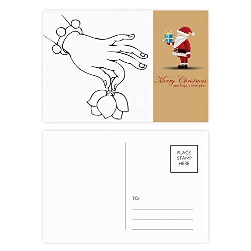 Cartes postales bouddhistes lotus pour éviter les vœux banals de Noël