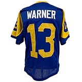 Kurt Warner Jersey Blue Los Angeles | Adult Unisex S-5XL Unsigned Custom Sewn Stitched