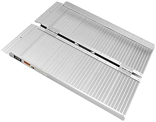 Curb ramp for Driveway, Threshold Ramp Foldable Ramps, Aluminum Alloy Portable Ramps Outdoor Step Kerb Ramps Motorcycle (Size : 36 * 61CM)