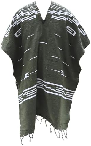 Del Mex Clint Eastwood Spaghetti Western Cowboy Poncho Costume Sweater- Handwoven Made in Mexico