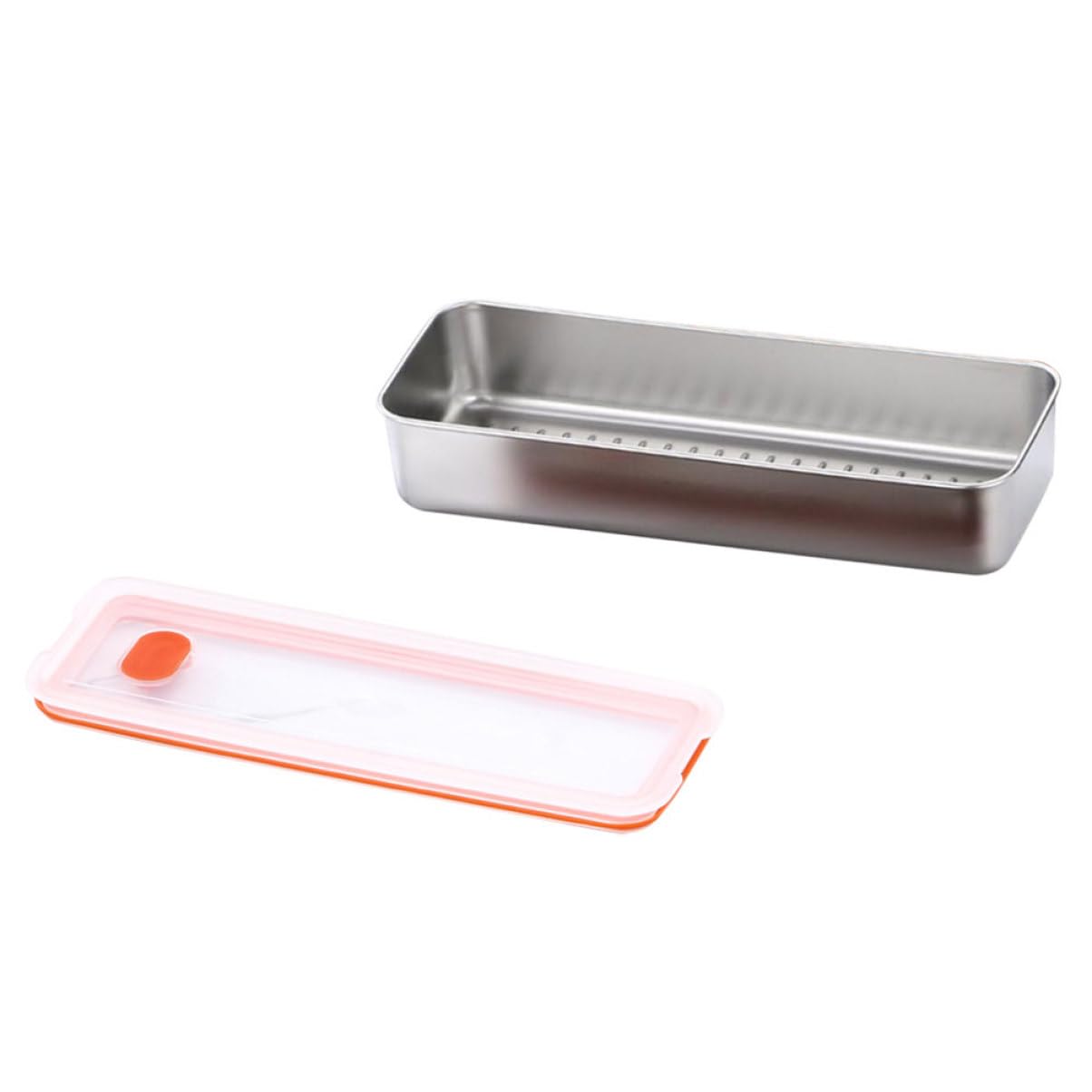 Ciieeo 5 Recipientes Grandes Para Guardar Tocino En El Frigorífico Tapa De Plástico Herméticos Para Guardar Queso Y Organizador De Nevera.