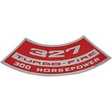 Eckler's Premier Quality Products 25122393 Corvette Air Cleaner Decal 327ci/300hp