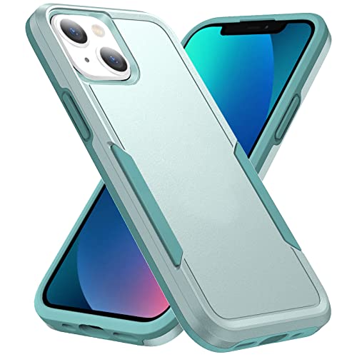 Hsefo Designed for iPhone 13 Case, Heavy Duty Protection Shockproof Dropproof Dustproof Anti-Scratch Phone Case Cover for iPhone 13 -Green
