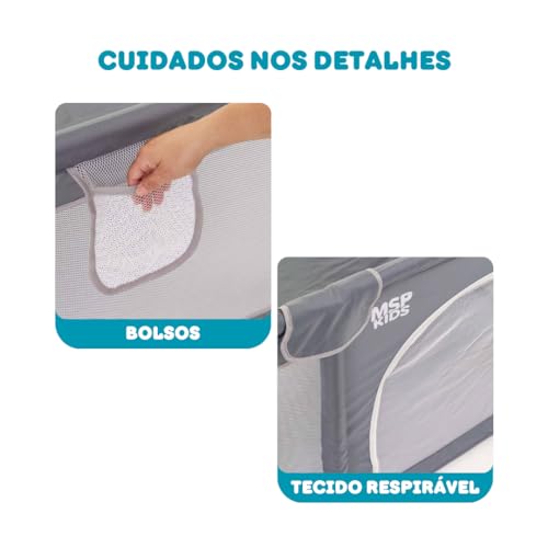 Cercado de Bebê Cercadinho Infantil Chiqueirinho Grande de Proteção Criança Grande Tamanho 180x150x6