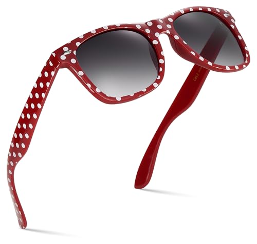 Retro Rewind Polka Dot Vintage Fashion Sunglasses for Women UV400
