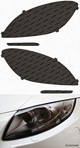 Lamin-x Custom Fit Gunsmoke Headlight Covers for Mercedes M-Class (12-15)