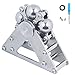 DMaos Ferris Wheel Fidget Spinner, Desk Toys Spin with Stand, Metal Stainless Steel Smooth Stable Bearing EDC, High Speed Silver, Premium Gift Figit Toy for Adults - 5 Balls