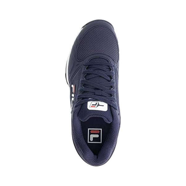 Fila Men's Volley Zone, Color: Fnvy/Fred/Wht, Size: 8 (1PM00594-422-8) - Image 6