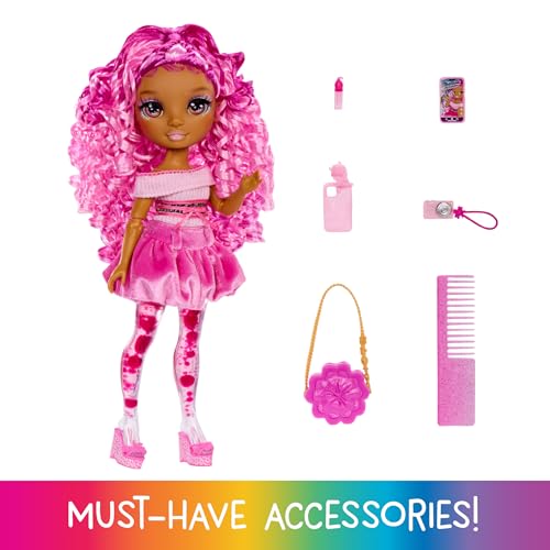 Rainbow High Sparkle & Shine Doll - Leilani - 28 cm Modepuppe mit Pinkfarbenem Haar und Magischen Zauberblasen in den Beinen, Farbe… – Ansicht 2