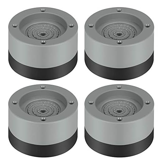 Vibrationsdämpare tvättmaskin, 4 stycken tvättmaskin fotkuddar, vibrationsdämpare, vibrationsdämpare dynor, vibrationsdämpare dynor tvättmaskin fötter, för tvättmaskin, kylskåp, soffa etc