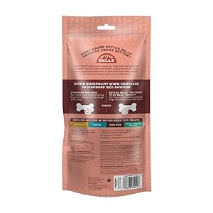 Better Belly Highly Digestible Rawhide Braids Chews, Treat Your Dog to a Chew With NO Artificial Colors or Flavors 3 Count (Pack of 1) Better Belly Highly Digestible Rawhide Braids Chews Treat Your Dog to a Chew With NO Artificial Colors or Flavors 3 Count Pack of 1