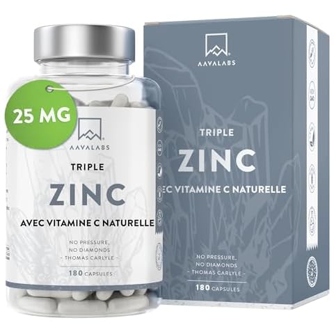 Complément Zinc 25mg AAVALABS Cover