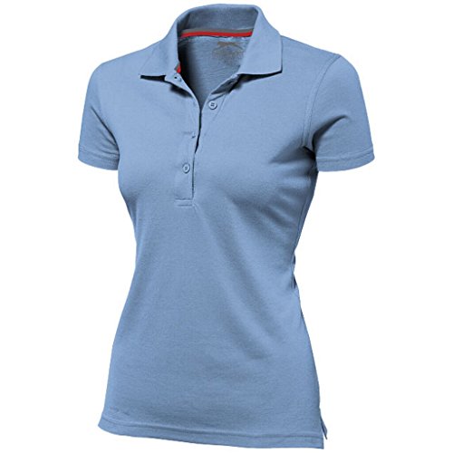 Slazenger - Advantage - Polo a Maniche Corte - Donna (L) (Azzurro)