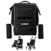 Produktbild VELECO ® Wasserdicht Rollstuhltasche Mit Ballhalterung, Groß Und Geräumig Rollstuhltasche Hinten Mit Halterung Für Sauerstoffflaschen Und Langlebige Reißverschlüsse