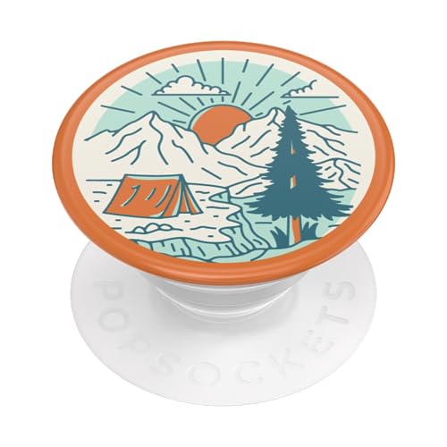 Image of PopSockets Adhesive Phone Grip, Holder- Get Outside | Secure Comfortable Hold, Anti-Drop, Kickstand, Nature, Leaf, Fun, Cool, Unique